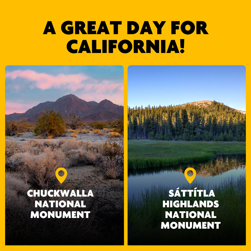 Chuckwalla and Sattitla Highlands National Monuments