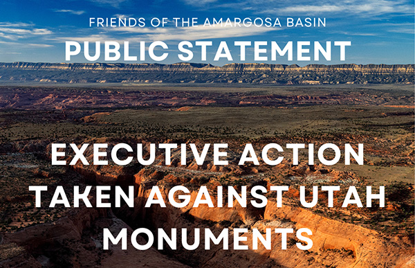 Executive Action Taken Against Utah Monuments
