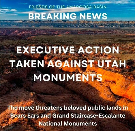 Executive Action Taken Against Utah Monuments